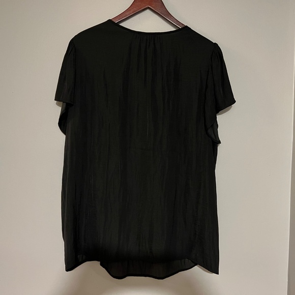 NWT Black blouse 1XL Cupcakes and Cashmere - Picture 4 of 4